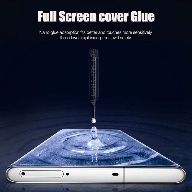 Protecteur d'écran 90D, Film en verre trempé UV pour Samsung Galaxy S21 Ultra S20 Plus Note 20 S10 Plus S10 E Note 10 9 8 S9 S8 5G