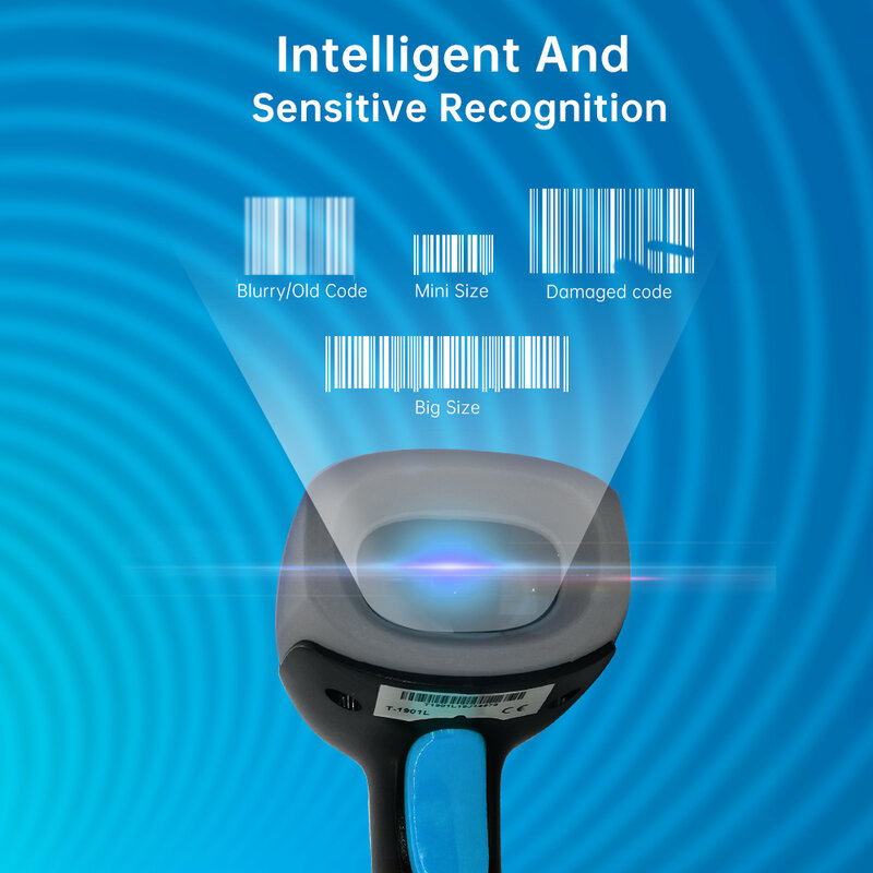 Сканер штрих-кода 2D с подставкой, проводной автоматический сканер QR-кода PDF417 для Мобильных Платежей