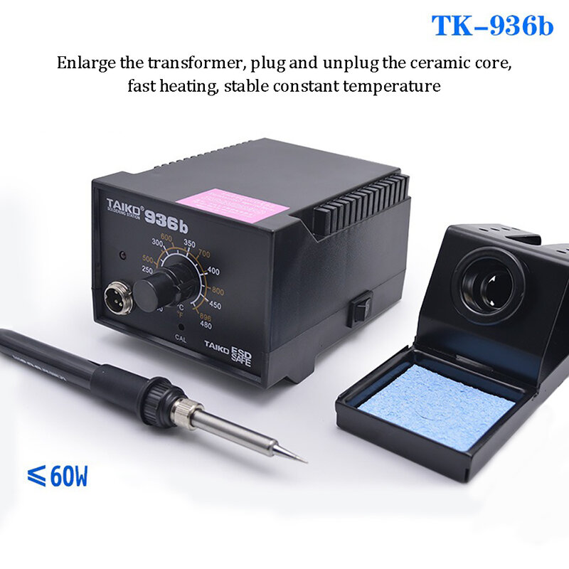 TAIKD 936b Electric Soldering Iron 936 Anti-static Constant Temperature Soldering Station Welding Station Pcb Repair 60W