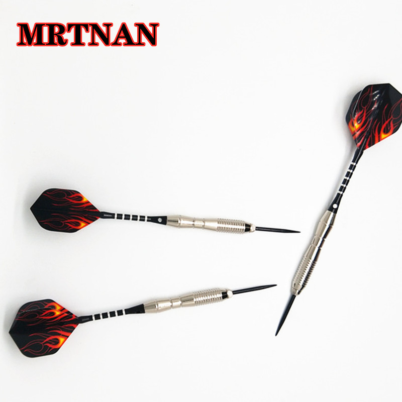 New high-quality 3 pieces/set of steel-headed darts new indoor 20g dart game black red dart set professional darts