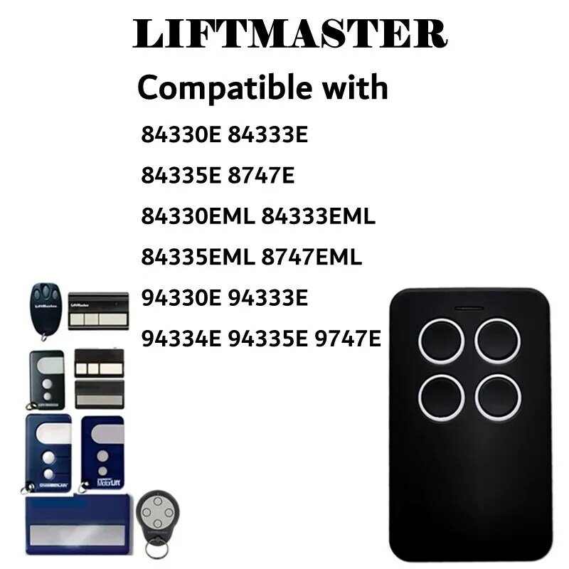 LIFTMASTER/CHAMBERLAIN/MOTORLIFT porte de garage télécommande 433mhz 433.42mhz 433.92MHz commande télécommande pour porte
