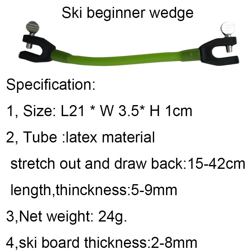 Ski Tip Connector Elastic Clip Latex 2020 New Hot Outdoor Sports Kids Beginner Winter Control Speed Protection Ski Tip Connector