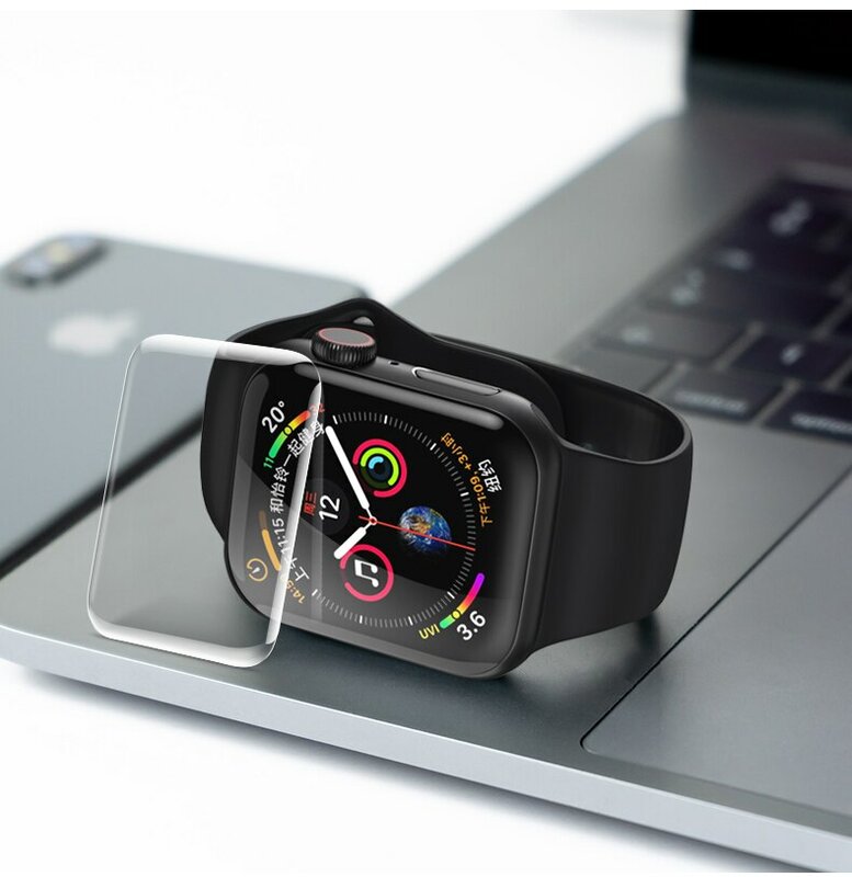 Protecteur d'écran pour Apple Watch 5 4, Film de couverture complète, 44mm 40mm iWatch 11D 42mm 38mm, accessoires Apple watch série 4 3 5 se6