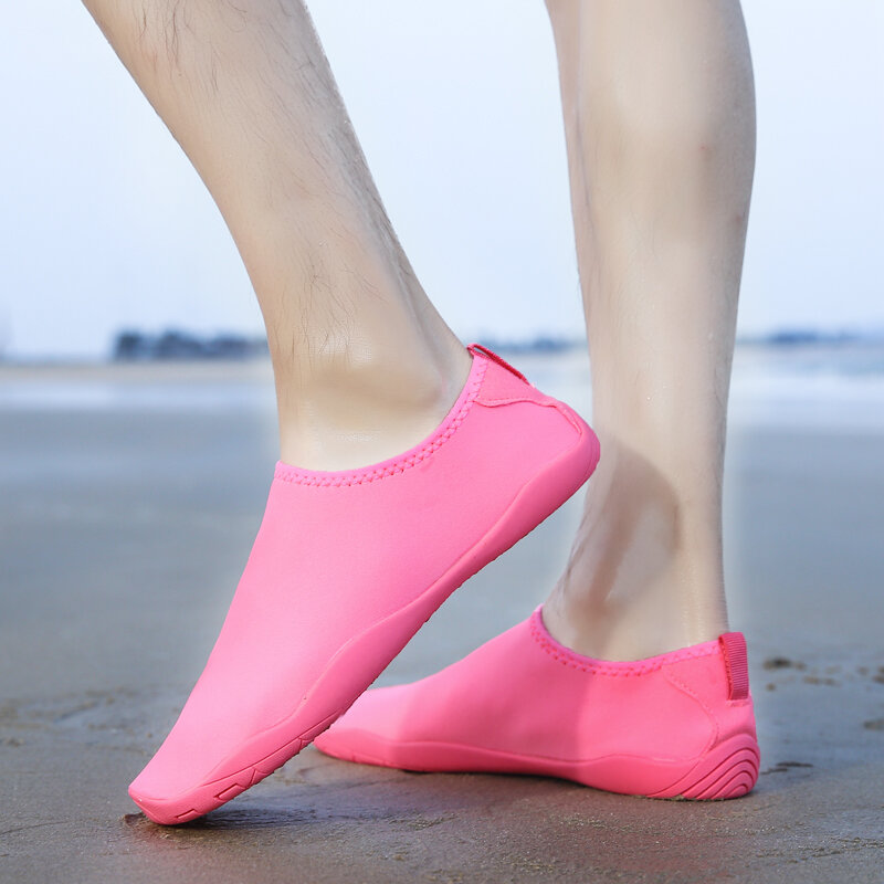 Zapatos de agua Unisex de secado rápido, zapatillas transpirables antideslizantes para caminar, parque acuático, ir al gimnasio, playa, Color sólido