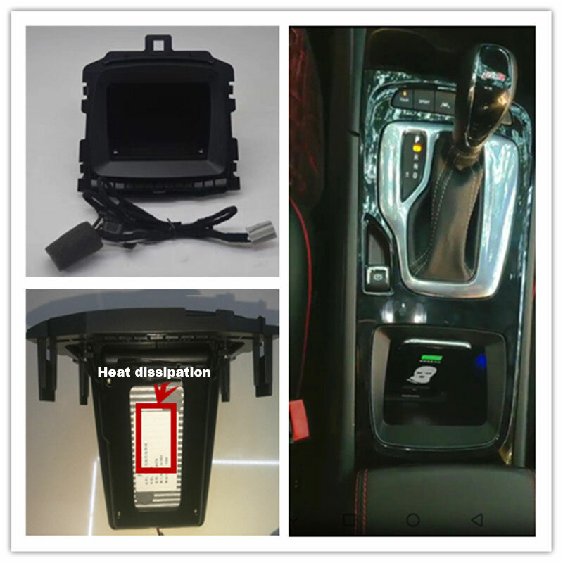 Cargador inalámbrico modificado para teléfono móvil, accesorios de coche de carga rápida para Buick Regal Opel Insignia 2017, 2018, 2019, 2020