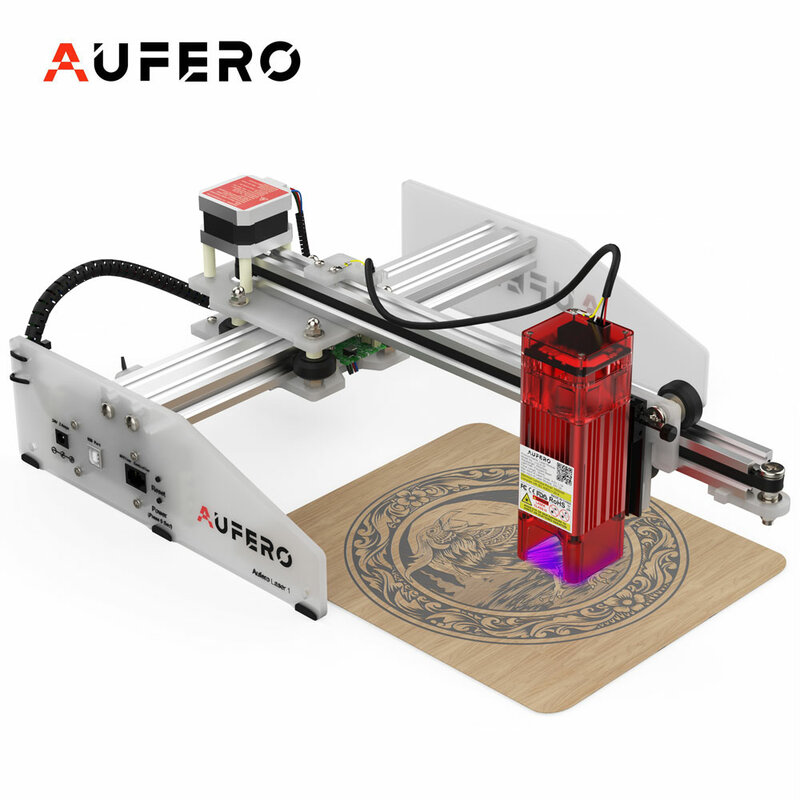 Aufero laser 1 gravador a laser gravura máquina de impressora diy plug & play 5000mm/com 32 bits mcu + 24v circuito