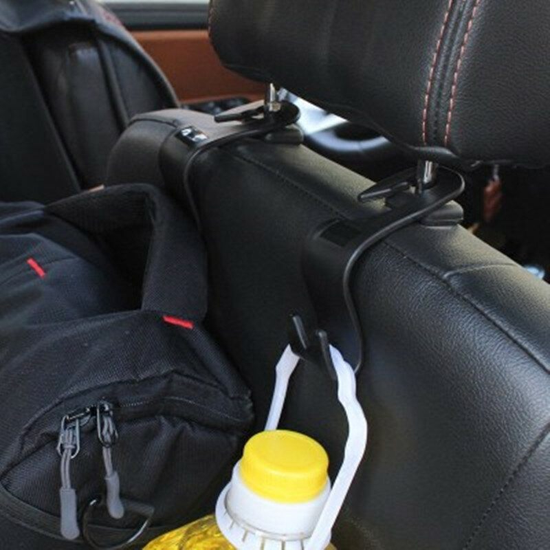1pc assento traseiro do carro gancho de volta assento de carro escondido assento de carro cabide multi-função ornamentos de armazenamento acessórios interiores do carro