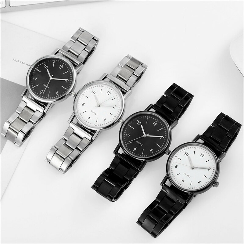 Zegarki damskie damskie zegarki kwarcowe wysokiej klasy zegarek kwarcowy pasek ze stali nierdzewnej świecąca tarcza wypoczynek koreański zegarek