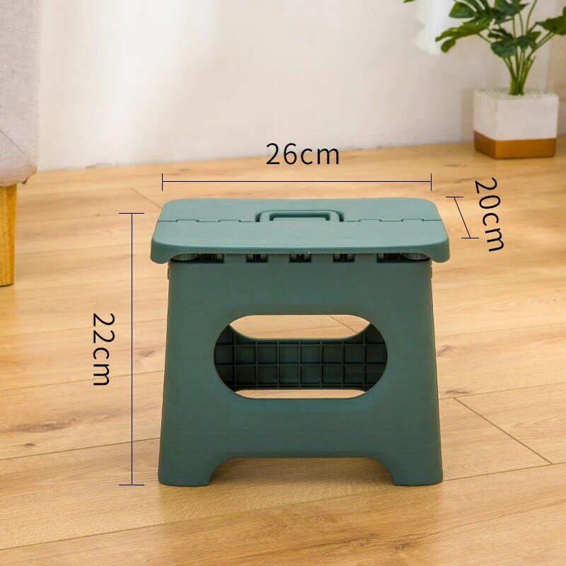 Train Mazar Folding Stool Portable Plastic Kindergarten Solid Color Chair Outdoor Portable Fishing Stool Adult Home Small Stool