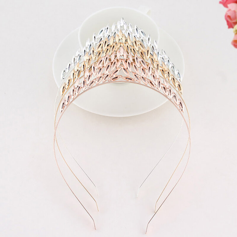 Molanes-banda para el pelo con diamantes de imitación para mujer, diadema de cristal para novia, corona, tocado de boda, accesorios para el cabello 2020