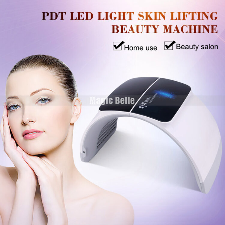 7 ألوان PDT الضوئية Led ضوء الوجه العلاج الجمال أداة تجديد الجلد