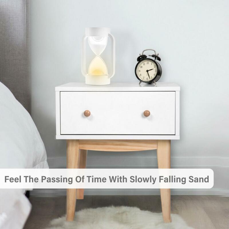 Creative LED Induction Hourglass Sleep Light Timers Sand Clock Lamp For Bedroom Living Room Home Decoration Night Light