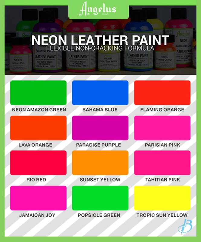 Tênis de couro neon, tênis de lona personalizado pintado à mão, agente para coloração, 25ml/118ml, pintura acrílica pigmento