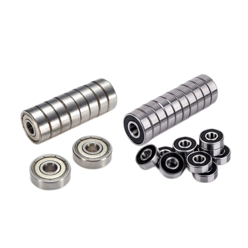 Mini rodamiento de bolas de acero cromado, MR63ZZ, 3x6x2,5mm, 10 unidades