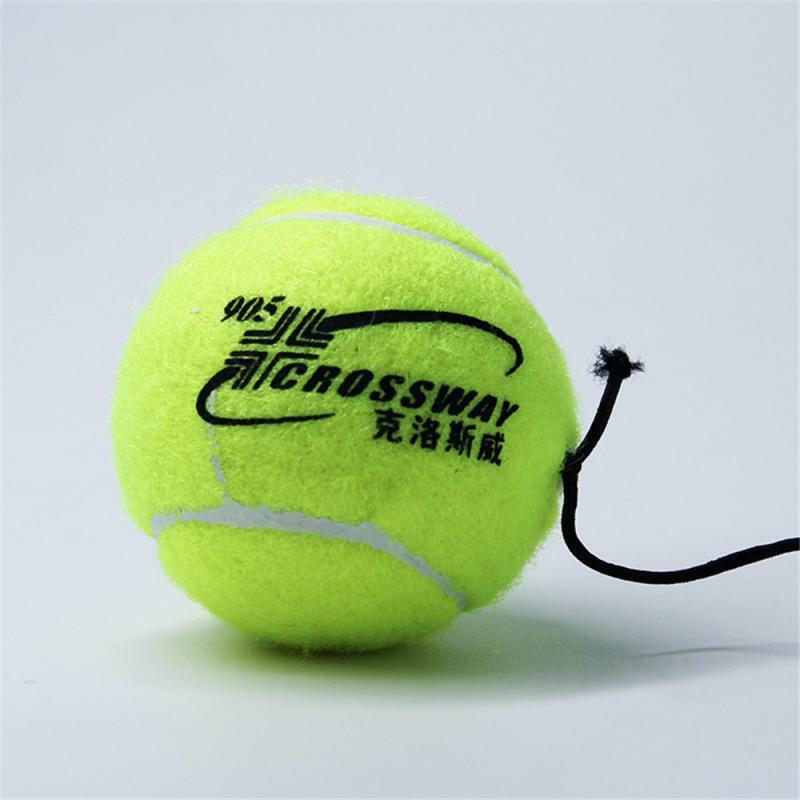 المهنية التنس الكرة التدريب الرياضي صغار واحدة مرونة الفرقة المطاط حبل ممارسة إمدادات التنس مع خط تنس الرياضية