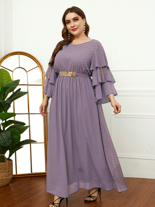 TOLEEN Women's Plus Size Maxi Long Dresses 2022 Summer Luxury Chic Elegant Muslim Turkey Evening Party Wedding Festival Clothing