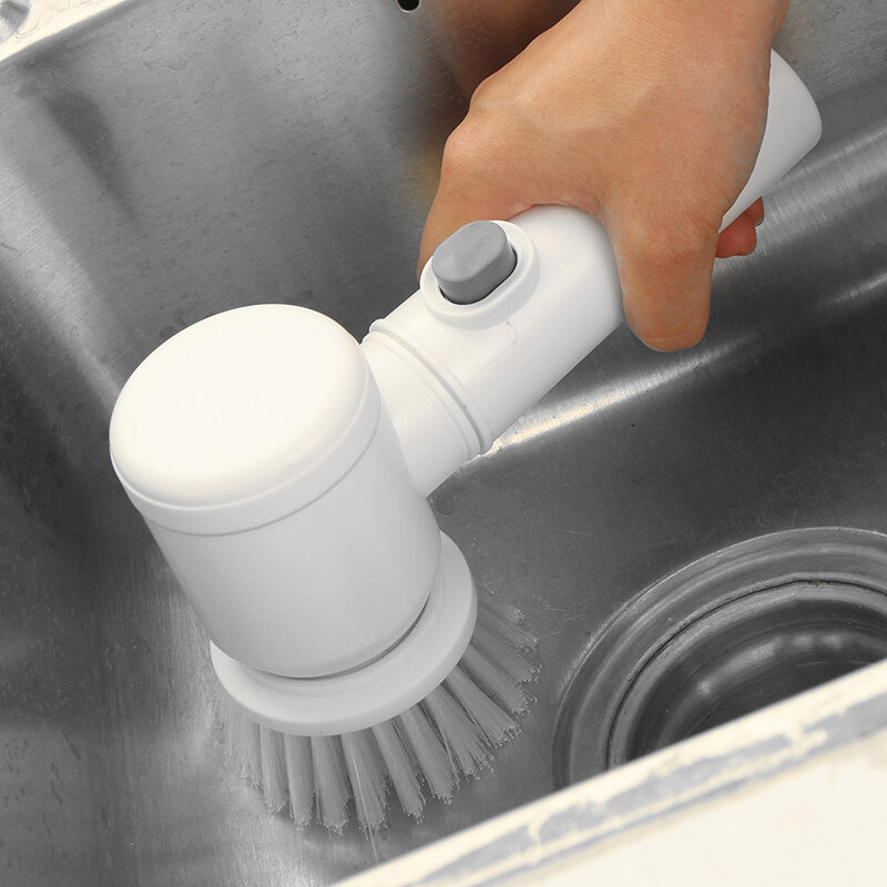 Spazzola magica spazzola per pulizia elettrica spazzola per vasca elettrica spazzola per vasca 5 In una spazzola