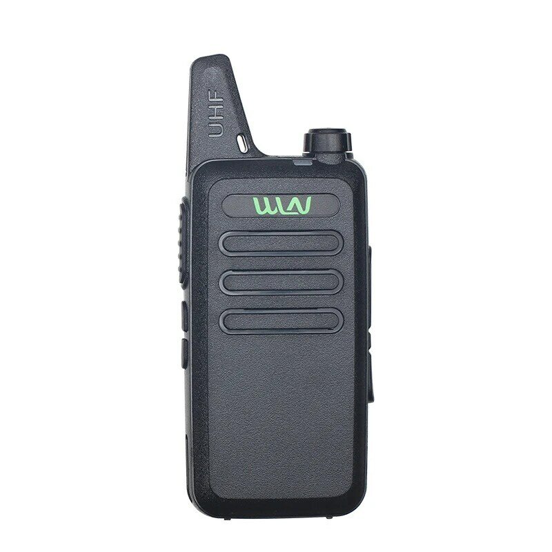 Grandwisdom – petit walkie-talkie extérieur de grande puissance, léger et fin, portable, restaurant, hôtel, chantier de construction, rouge, noir