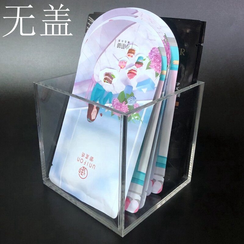 Caja de acrílico personalizada para exhibición, caja de almacenamiento de plástico transparente, cubierta antipolvo de plexiglás, para escritorio
