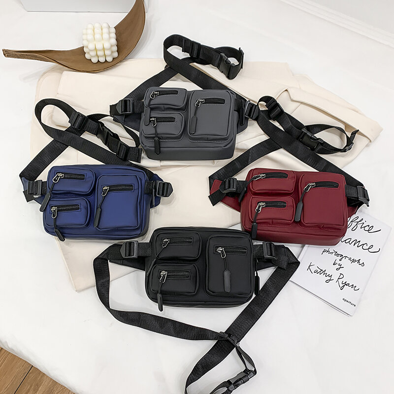 Waist Pack Women Casual Functional Waterproof Chest Bag Men Belt Bum Bag Male Phone Wallet Pouch Bags Unisex Fanny Pack 2021