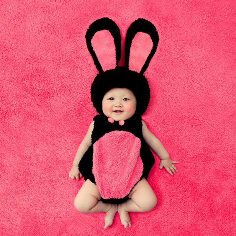 Noworodka fotografia rekwizyty motyw kreskówki odzież Baby boy dziewczyna zdjęcie ubrania dla dzieci studio akcesoria kostium dla niemowląt strój
