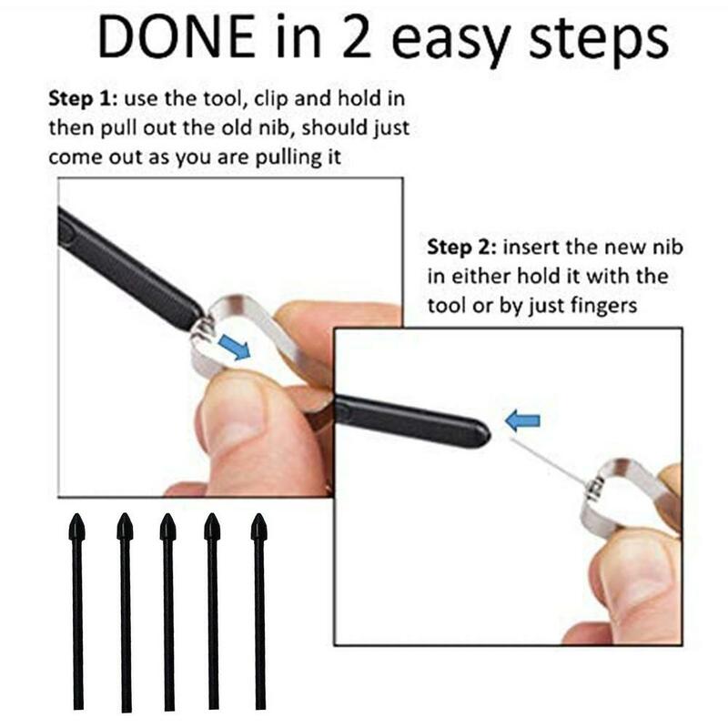 5 Pcs /set Spen Stylus Refill Replacement Stylus Touch Pen Tip Substite Nib For SamsungGalaxy Note20/Note10/Tab S6/Tab S7