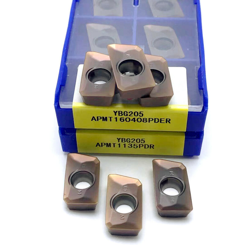 • YBG205 APMT160408 for per inserto di tornitura di alta qualità in acciaio inossidabile con fresa in metallo duro
