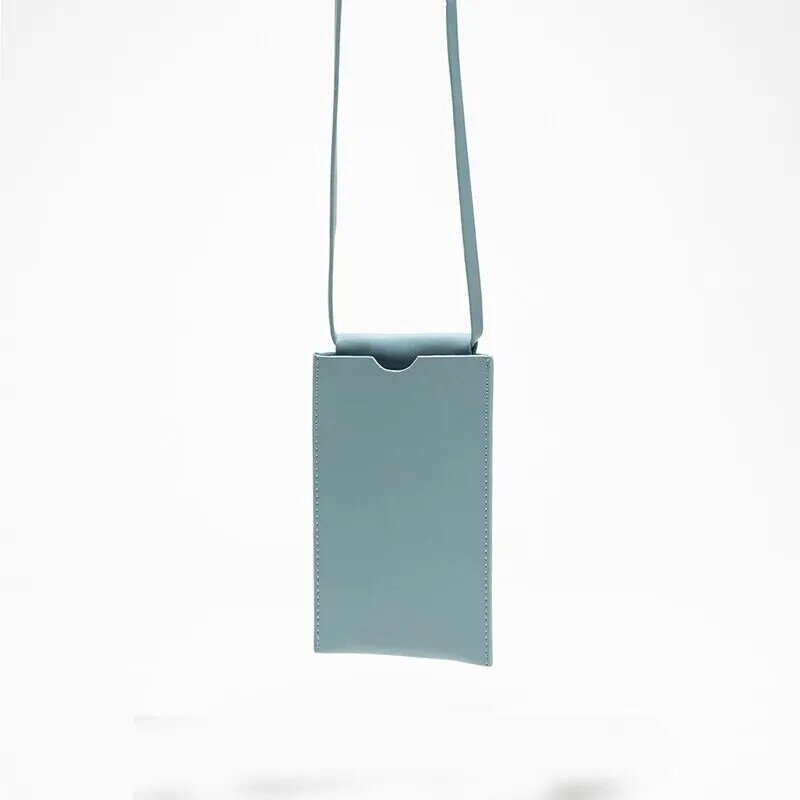 女性用ミントグリーンpuレザーバッグ,シングルストラップカジュアルソフトバッグ,電話バッグ,q001,2020