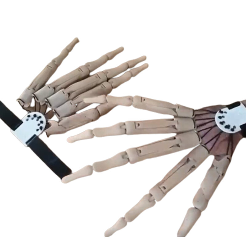 Dedos articulados creativos para Halloween, guantes de dedo, articulación Flexible, accesorios de disfraz para fiesta de Halloween, modelo de mano para regalo
