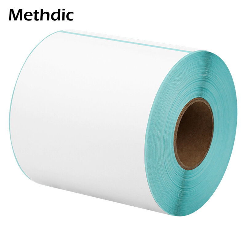 Methdic 500Lables/Roll Verzendkosten Direct Thermische Label 100*100Mm Adhesive Label Sticker