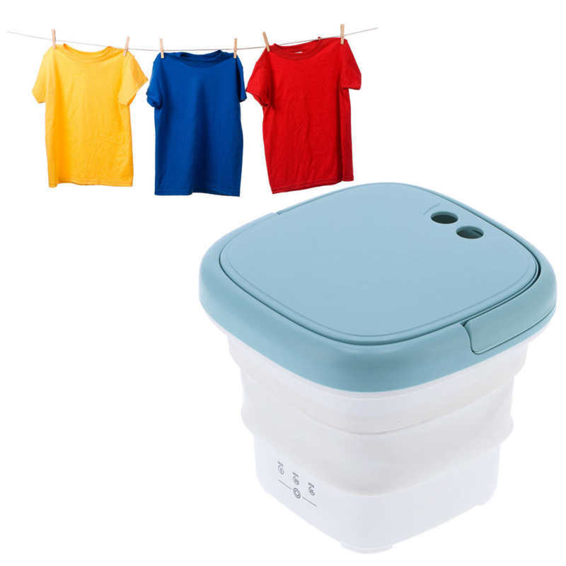 Dobrável máquina de lavar roupa mini portátil lavadora para roupas brinquedo toalha casa dormitório aparelho doméstico