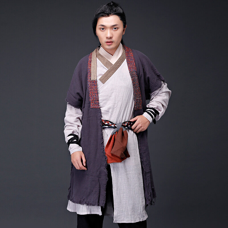 Cosplay hanfu vestido chinês dos homens traje antigo chinês para oeste viagem sun wukong mesmas roupas artes marciais traje espadachim