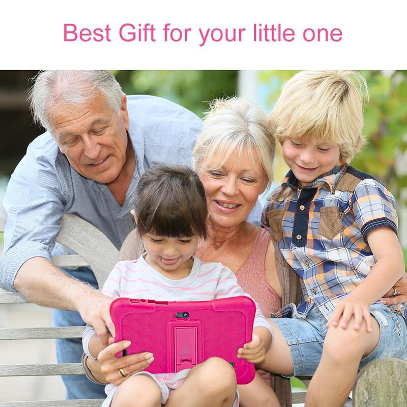 Детский планшет Dragon Touch Y88X Pro, HD экран 7 дюймов, Android 9,0, 2 Гб ОЗУ, 16 ГБ, планшет для детей с сумкой для планшета, Bluetooth, Wi-Fi, планшетный ПК