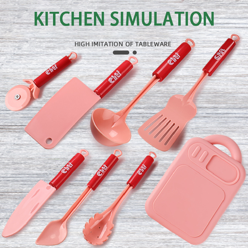 子供のためのミニチュアキッチン調理器具,シミュレーション付きの台所用品