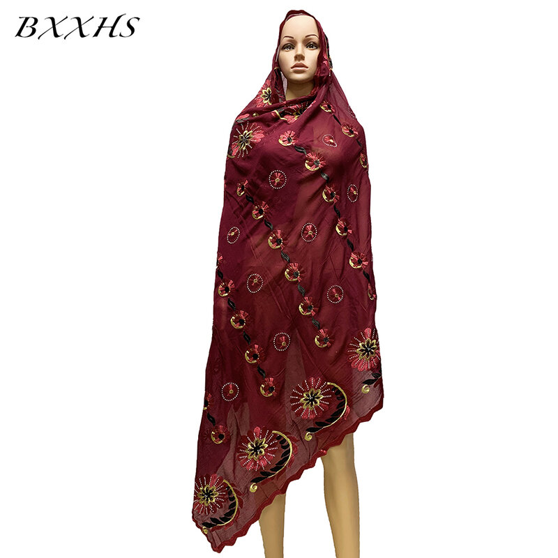 아프리카 이슬람 히잡 아프리카 두바이 라마단 코튼 목도리 파시미나 매우 부드러운 패션 터번, 여성 랩 스카프 이슬람 LH176