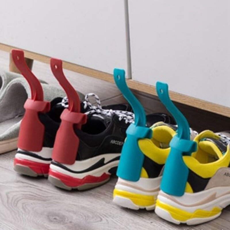 Heel Lifter รองเท้า Gadget แบบพกพาขนาดเล็ก Shoehorn 2021ความคิดสร้างสรรค์ใหม่สวมใส่รองเท้าเครื่องมือ