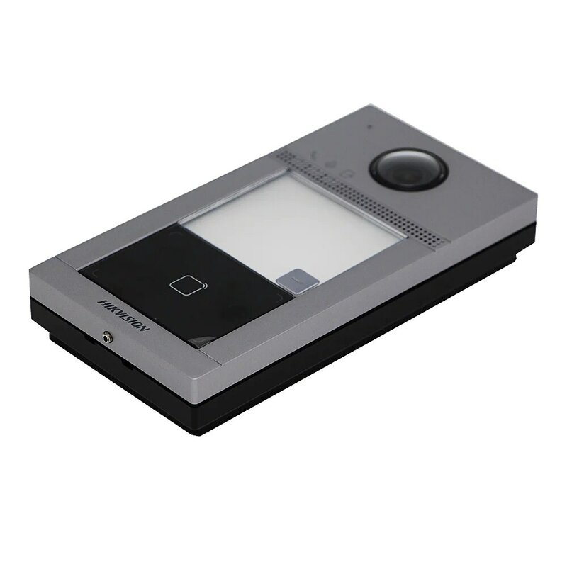 Hikvision-intercomunicador de vídeo DS-KV8113-WME1(B), timbre de puerta, tarjeta inalámbrica, lectura, PoE Power Villa, estación de teléfono exterior, 3 indicadores