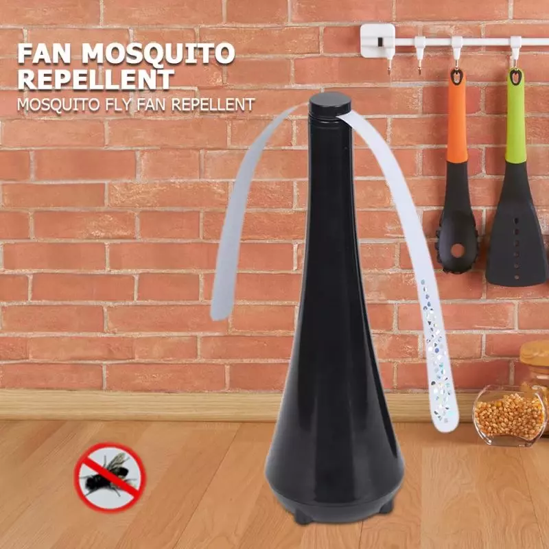 Ventilador multifuncional para mosquitos, repelente de insectos y moscas, Protector de alimentos, trampa insecticida