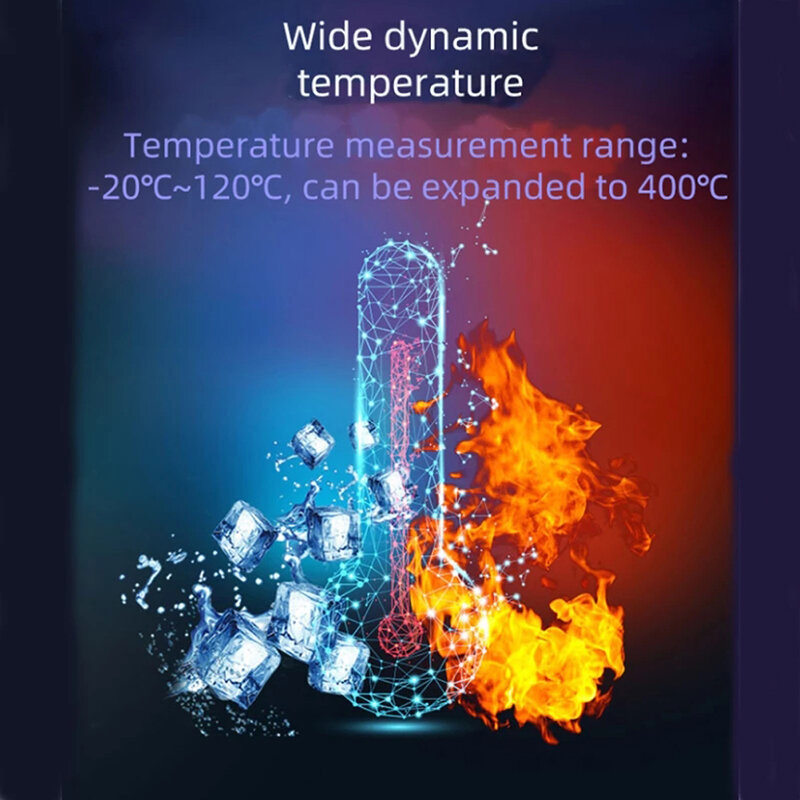 Termômetro termográfico para caça, 384x288 pixels, com visão noturna, infravermelho, para câmera termográfica
