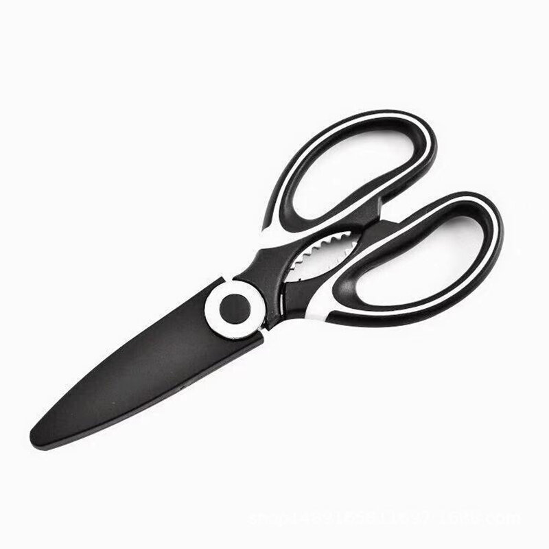 1PC Kitchen Scissors Stainless Steel Food Shears for Meat Vegetables Herb Chicken Scissors Multifunctional Kitchen Tool