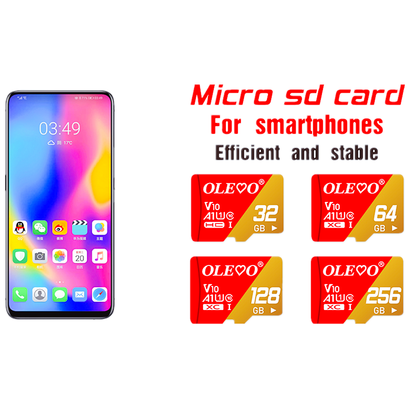 Micro C10 sd card Class10 Memory Card 256GB 128GB 64GB SDXC 32GB 16GB SDHC flash card 8GB 4GB Memory TF/SD Card for Mobile Phone