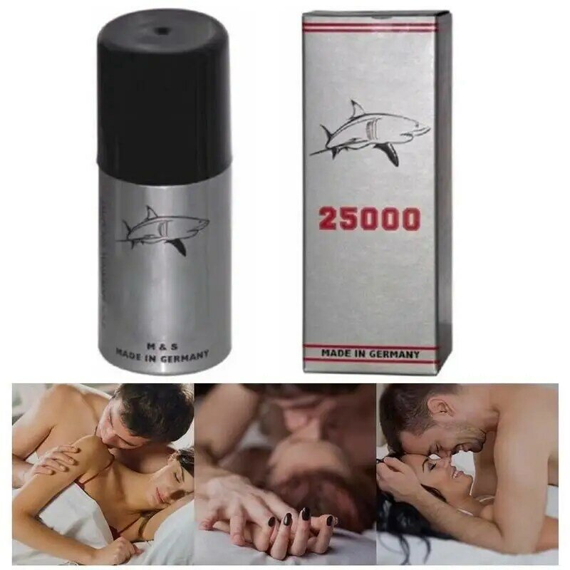 Spray retardante de eyaculación para hombre, dispositivo para reducir la sensibilidad, 45Ml, Shark leadly 25000