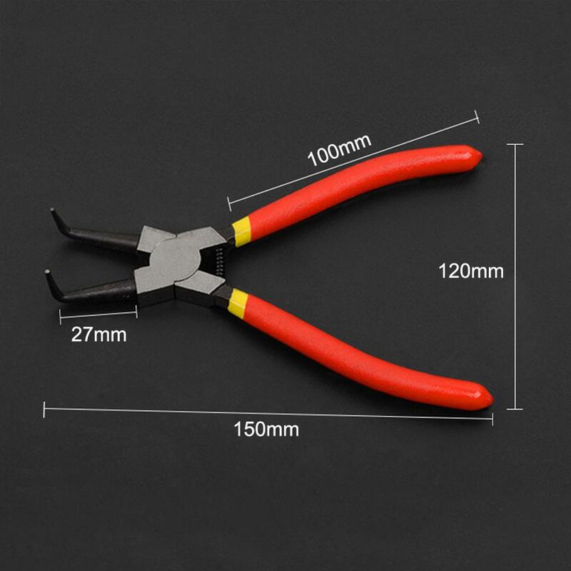 4Pcs/Set Portable 7" Internal External Pliers Retaining Clips Multifunctional Snap Ring Circlip Pliers For Hand Tool