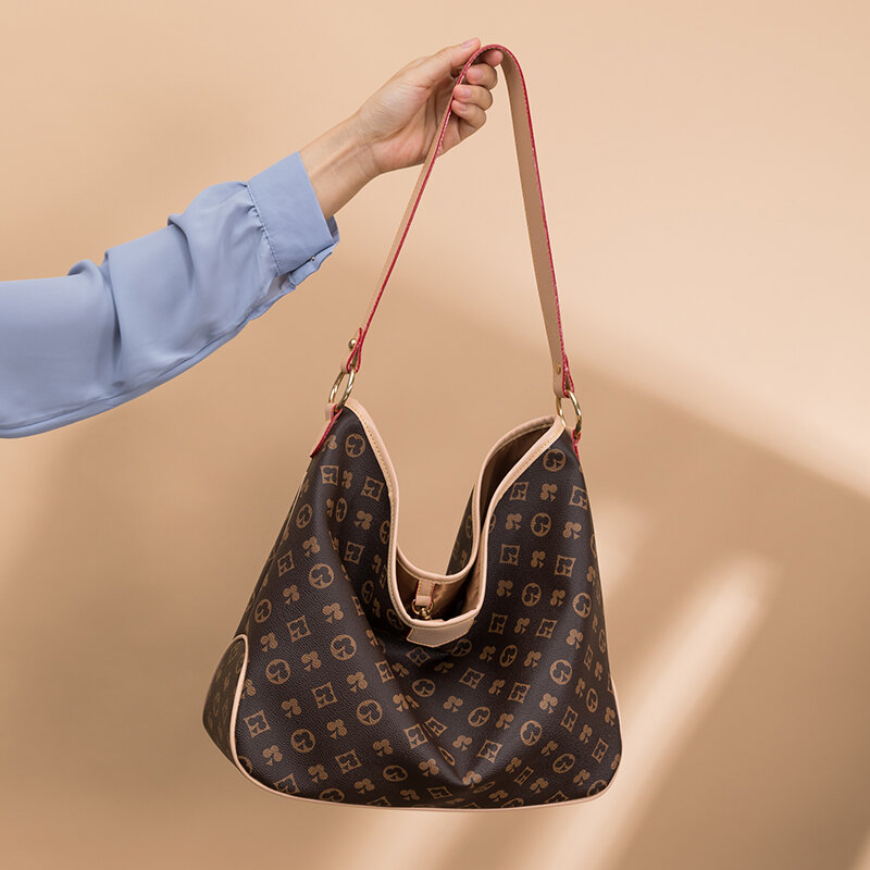 New European and American Fashion Trend Handbags Large Capacity Classic Retro Tote Bag Popular One-shoulder Messenger Big Bag