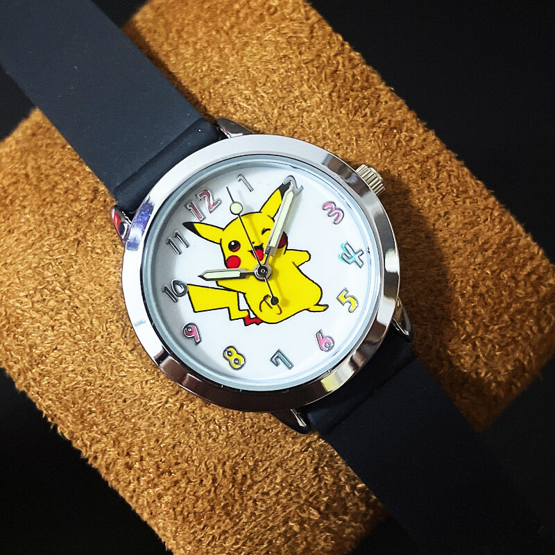 Japońskie Anime Style Fun Kids Watch Casual silikonowa mozaika kreskówkowa zegarek dla chłopców i dziewcząt urodziny zegar na prezent Relogio Infantil