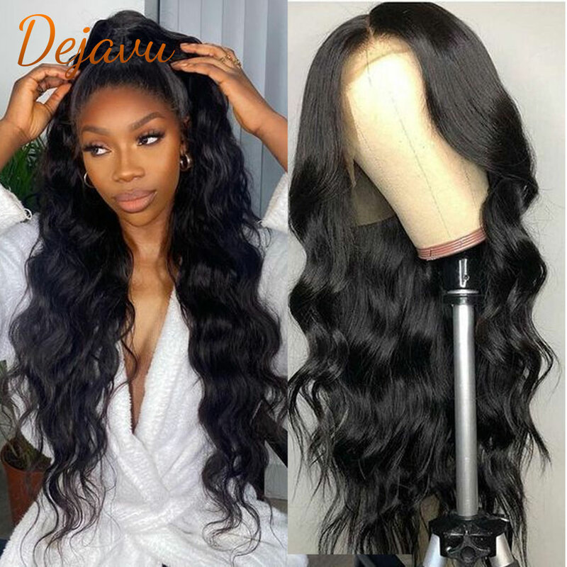 HD Transparent Lace Front Human Hair Wigs Body Wave Lace Front Wig PrePlucked 13x4 180% Brazilian Remy Lace Frontal Wig
