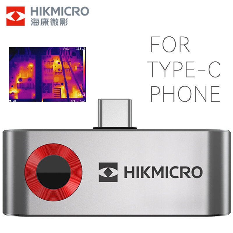 Hikmicro P10B Nhiệt Hồng Ngoại Imager Di Động Điện Thoại Di Động Cảm Biến Ngoài Trời Công Nghiệp 3 Trong 1 Nhiệt Kế Ứng Dụng Videocorder