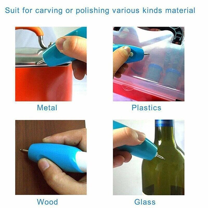 Tragbare Elektrische Gravur Stift Gravieren Schnitzen Werkzeug für Stahl Schmuck Metall Glas Carving GDeals
