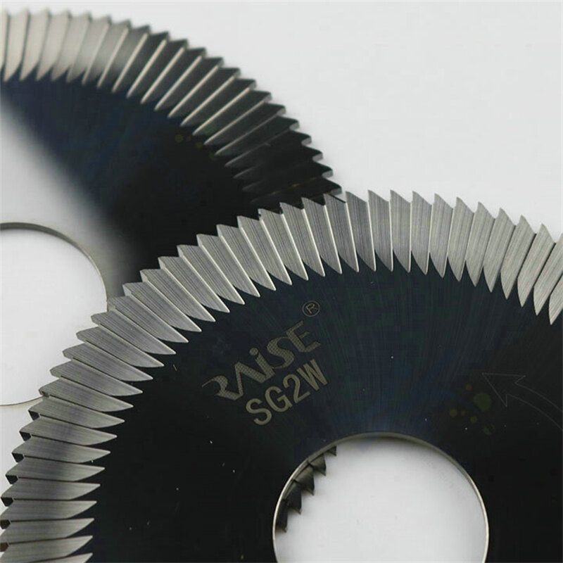 CHKJ-cuchilla de tres lados de acero de tungsteno, cortador de fresado facial, para Ruizheng, SG2W, 80x1,5x22, para SILCA OPERA