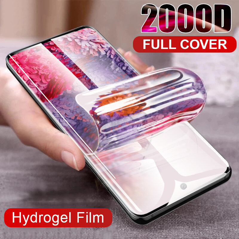 Screen Protector Hydrogel Film For Samsung A51 A52 A71 A72 A32 A31 A21S A20 A12 S8 S9 S10 S20 Fe S21 Ultra 8 9 10 Plus Not Glass